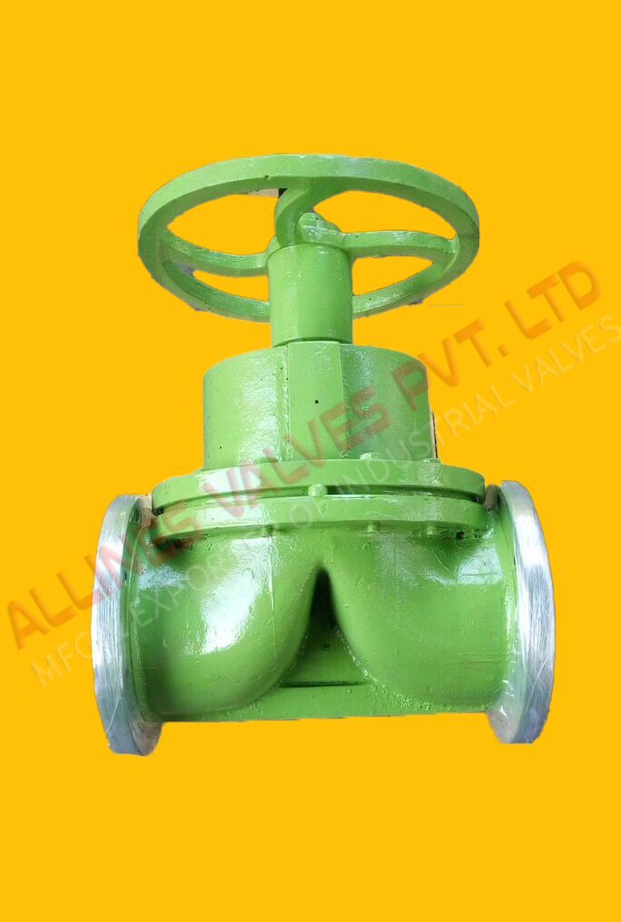 Rubber Lined Diaphragm Valve